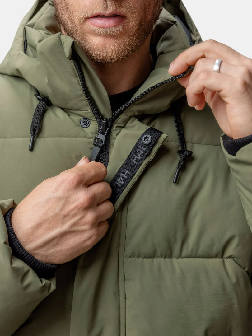 virsjaka brahe m puffer jacket four leaf clover green ha 065 0568 b56 5