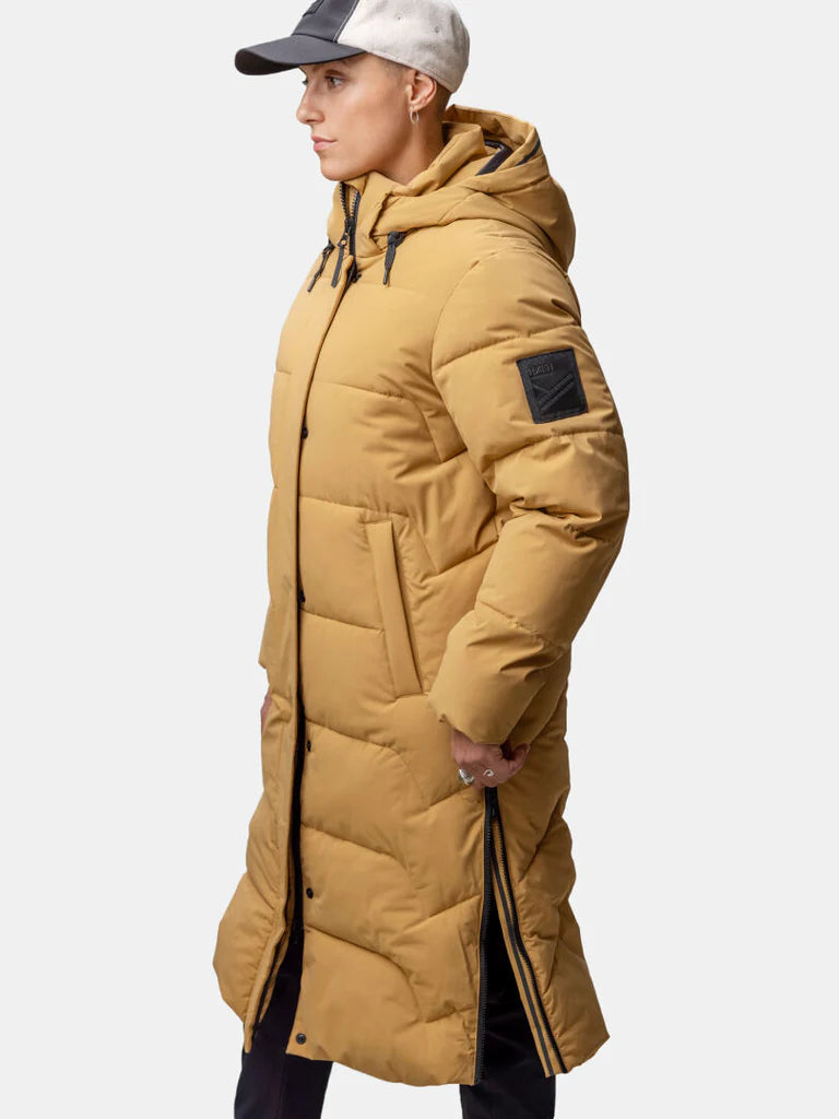 virsjaka brahe w puffer coat apple cinnamon brown ha 065 0560 g73