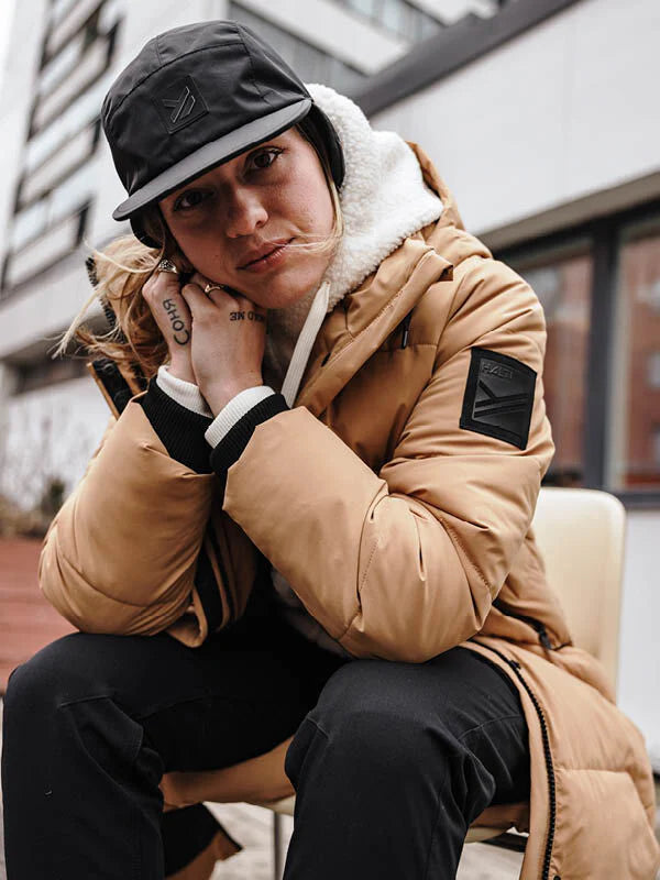 virsjaka brahe w puffer coat apple cinnamon brown ha 065 0560 g73 3
