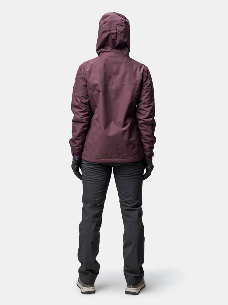 Halti Forter W Dx Warm jkt, Fudge Maroon Red