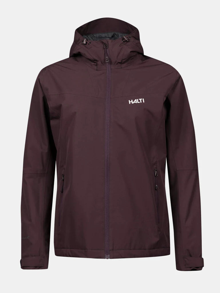 Halti Forter W Dx Warm jkt, Fudge Maroon Red