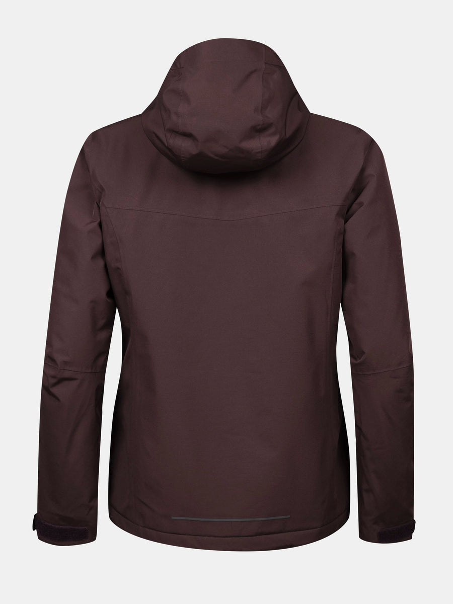 Halti Forter W+ Dx Warm jkt, Fudge Maroon Red