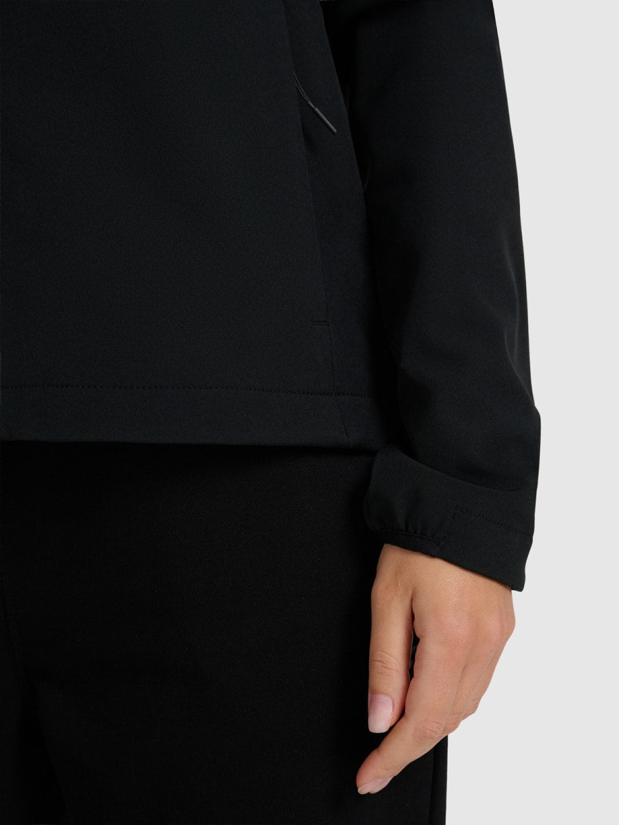 4F SOFTSHELL JACKET, DEEP BLACK