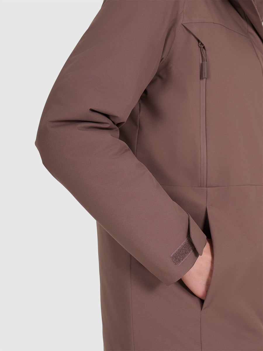 4F TECHNICAL JACKET, DARK BROWN