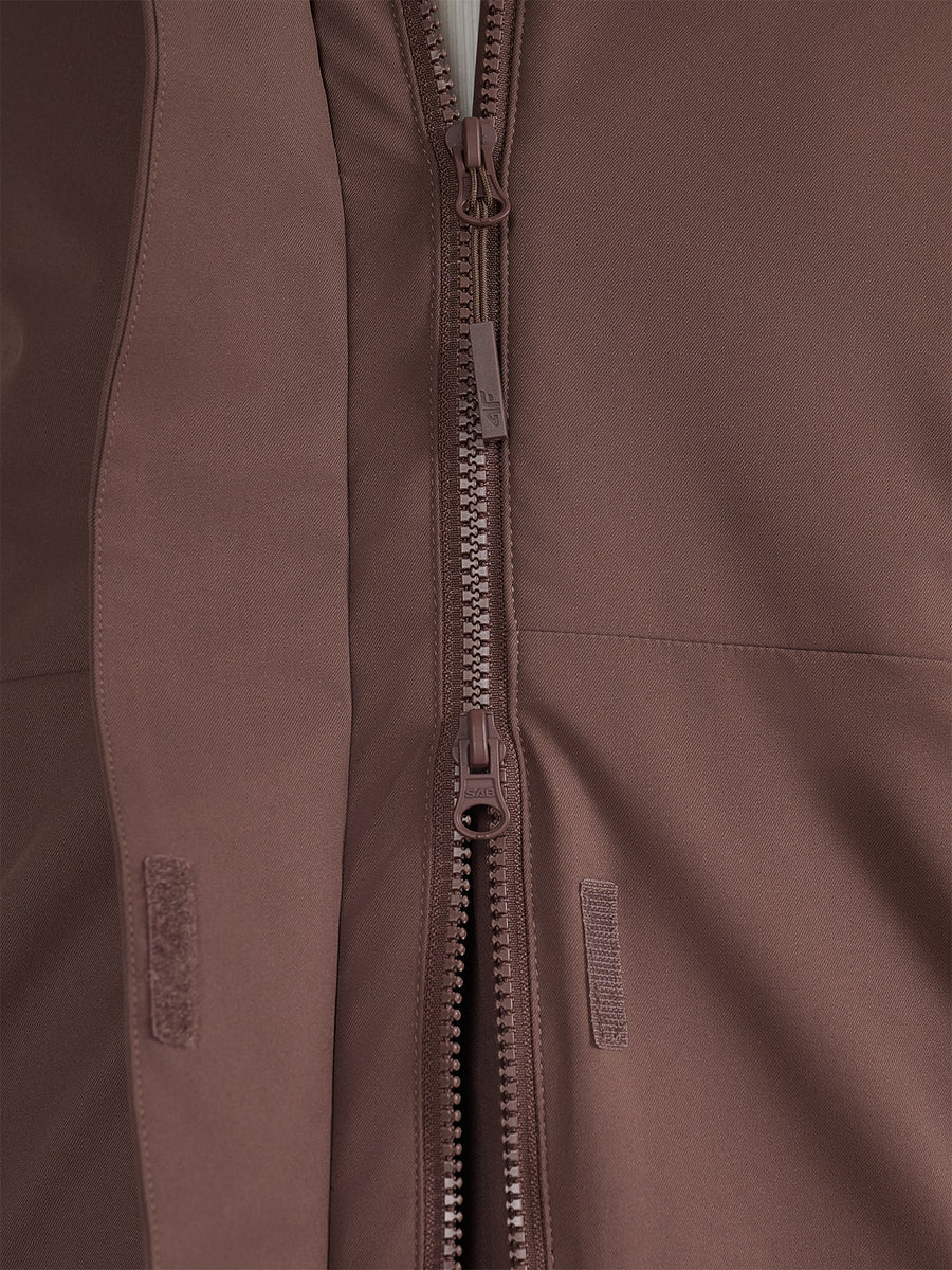 4F TECHNICAL JACKET, DARK BROWN