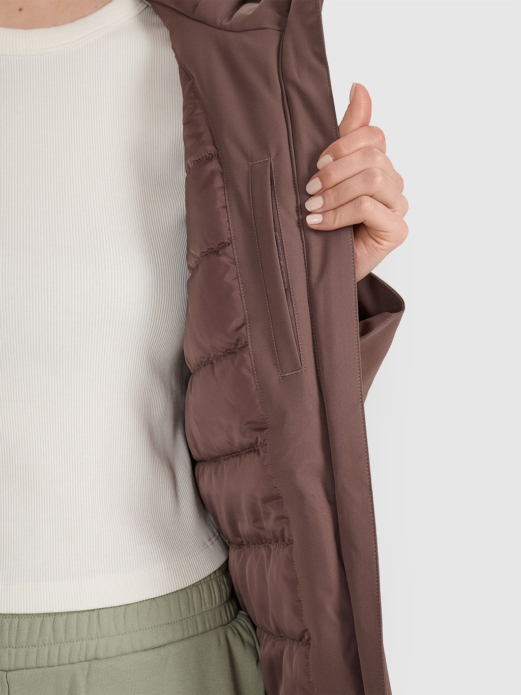 virsjaka technical jacket dark brown 4f waw25ttjaf0786 80s 4