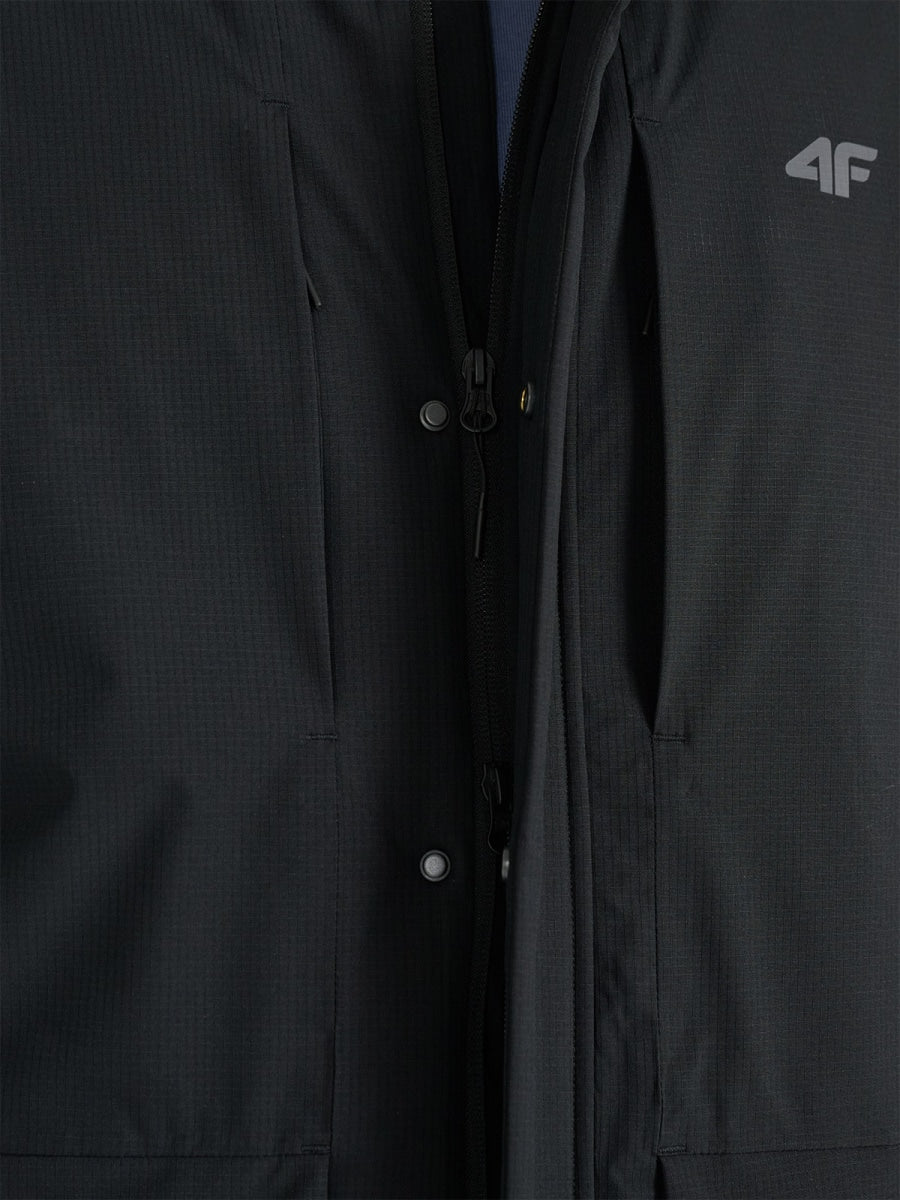 4F TECHNICAL JACKET, DEEP BLACK/0884