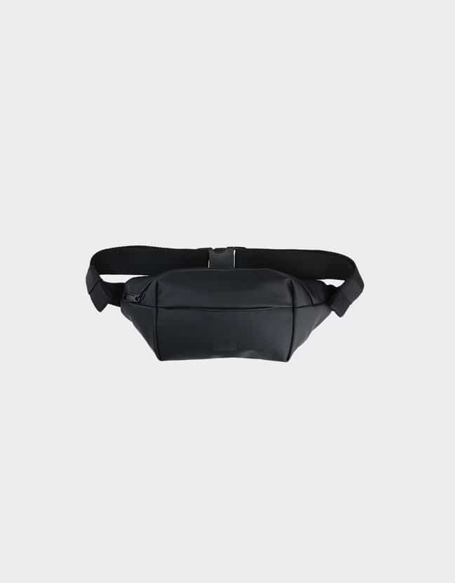 4F WAIST BAG, DEEP BLACK