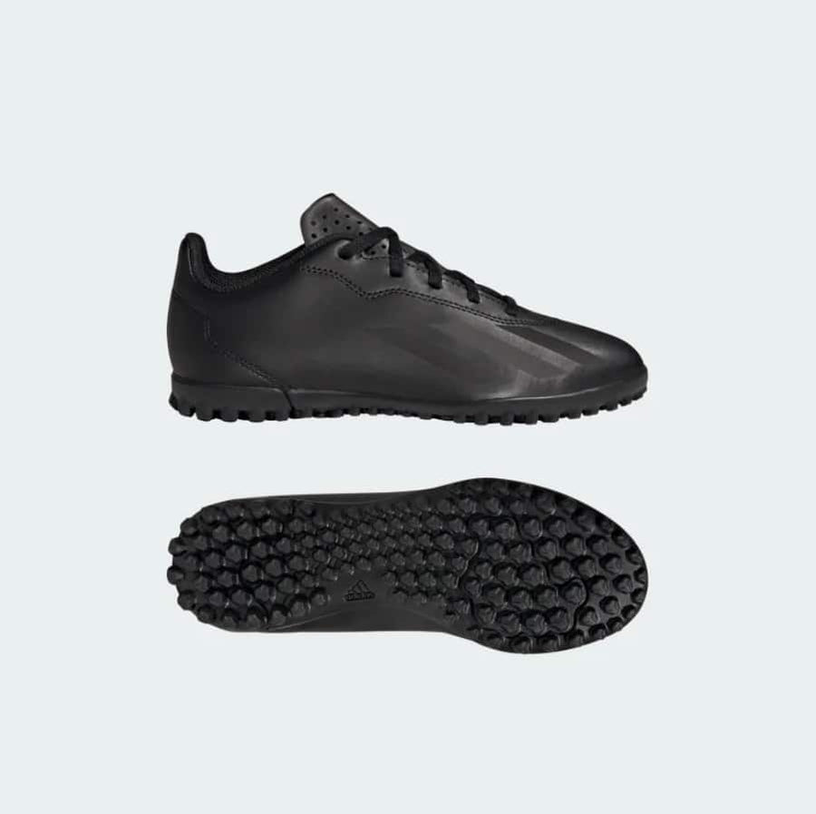Adidas X CRAZYFAST.4 TF J  CBLACK/CBLACK/CBLACK