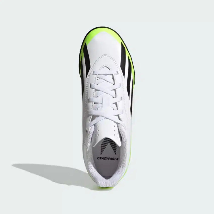 Adidas X CRAZYFAST 4 TF J FTWWHT/CBLACK