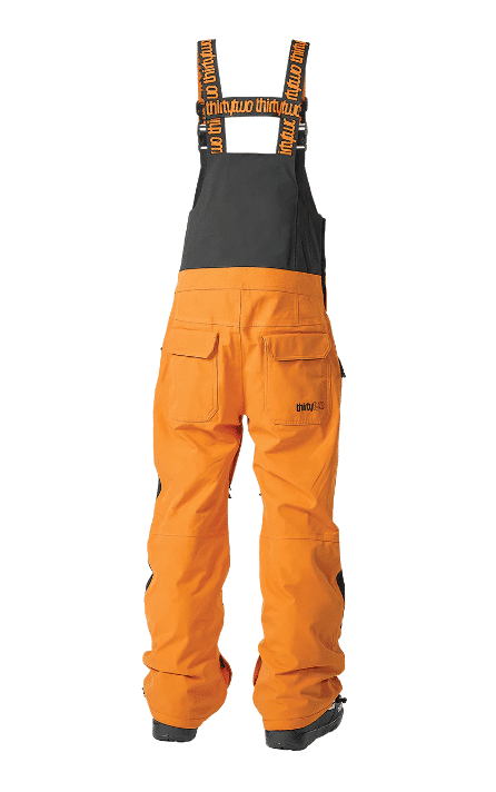 Youth Basement Bib Black Orange 2