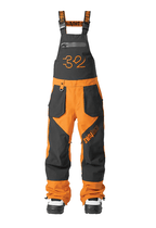 Youth Basement Bib Black Orange