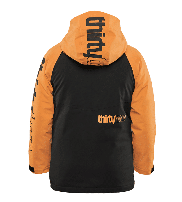 Youth Grasser Insulated Jacket Black Orange 1