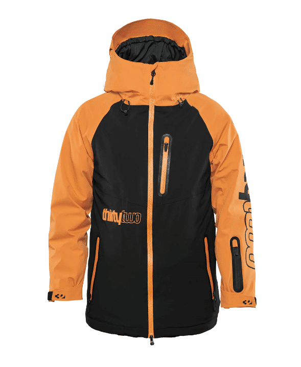 Youth Grasser Insulated Jacket Black Orange