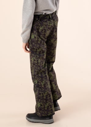 ziemas bikses dahy jr padded ski pant p green ivy camo printed ct 882335 7143p
