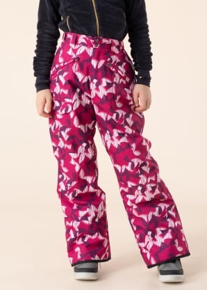 ziemas bikses dahy jr padded ski pant p pink oxalis printed ct 882335 5082p