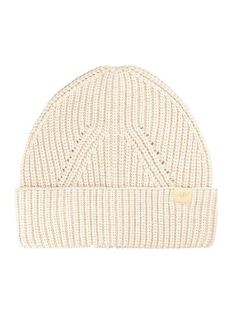 ziemas cepure cap beige melange 4f waw25acapm576 83m