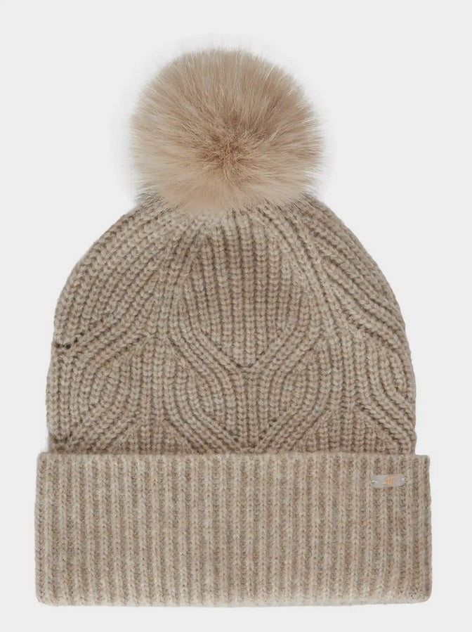 ziemas cepure cap beige 4f waw25acapf620 83s