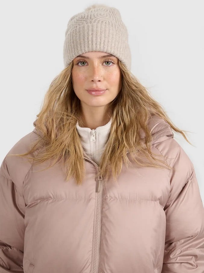 ziemas cepure cap beige 4f waw25acapf620 83s
