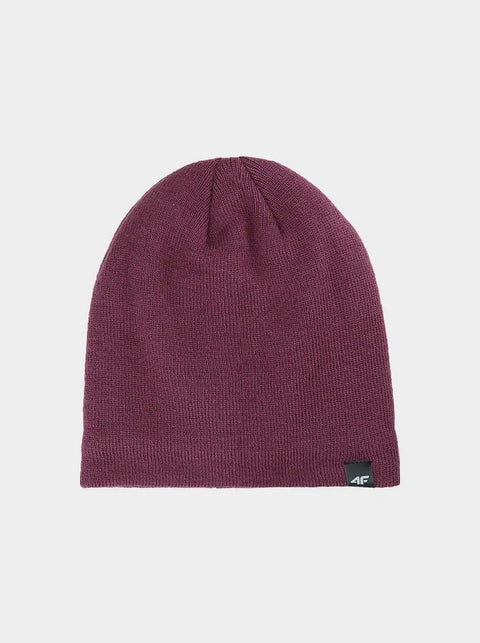 ziemas cepure cap burgundy 4f waw25acapm577 60s