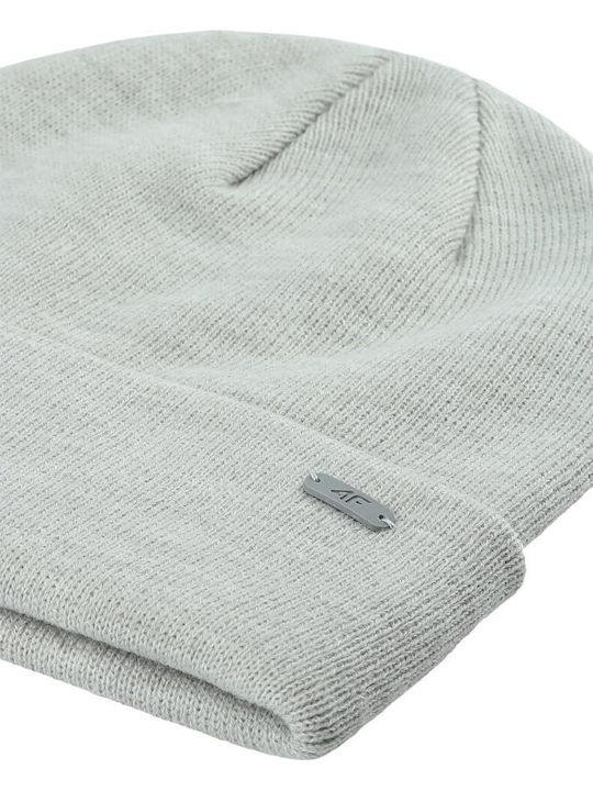 4F CAP, COLD LIGHT GREY MELANGE
