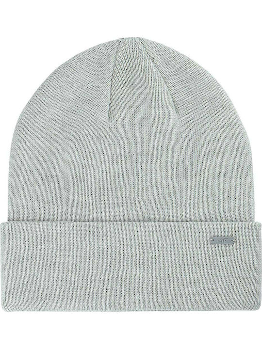 ziemas cepure cap cold light grey melange 4f wmm00acapu621 27m