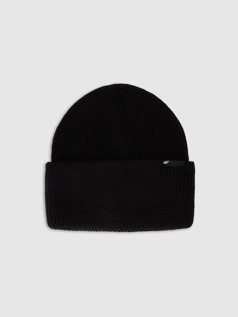 ziemas cepure cap deep black 4f jwaw25acapu652 20s