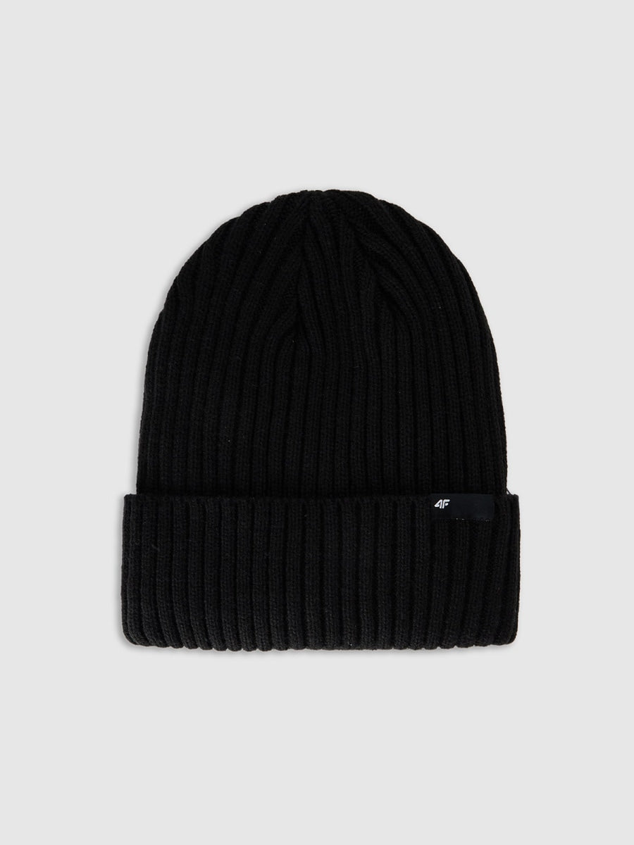 ziemas cepure cap deep black 4f waw25acapm673 20s