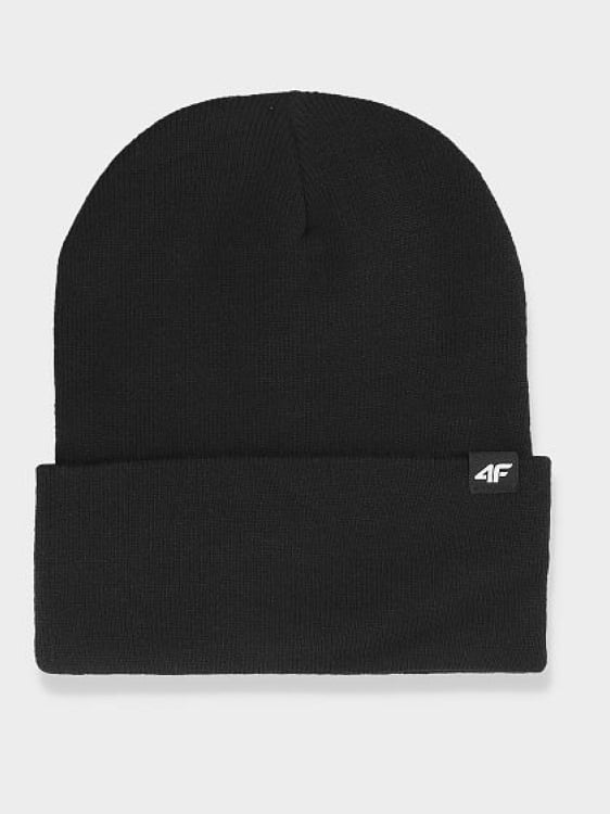 ziemas cepure cap deep black 4f waw25acapu674 20s