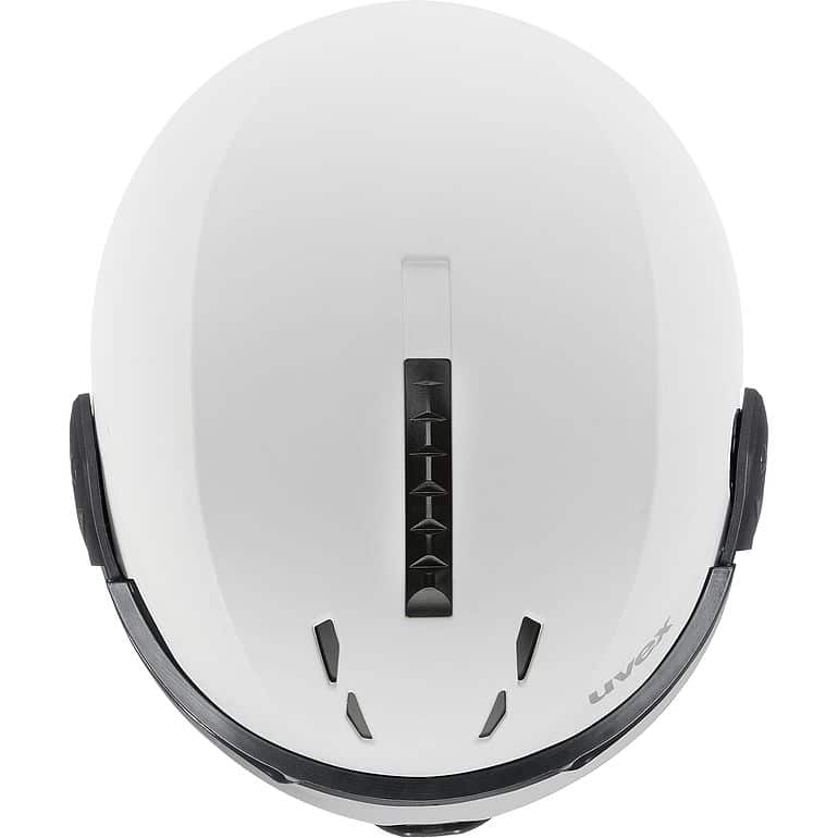 uvex instinct visor white - black mat