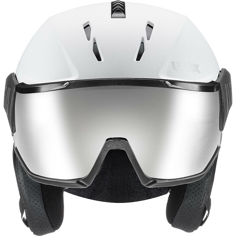 uvex instinct visor white - black mat
