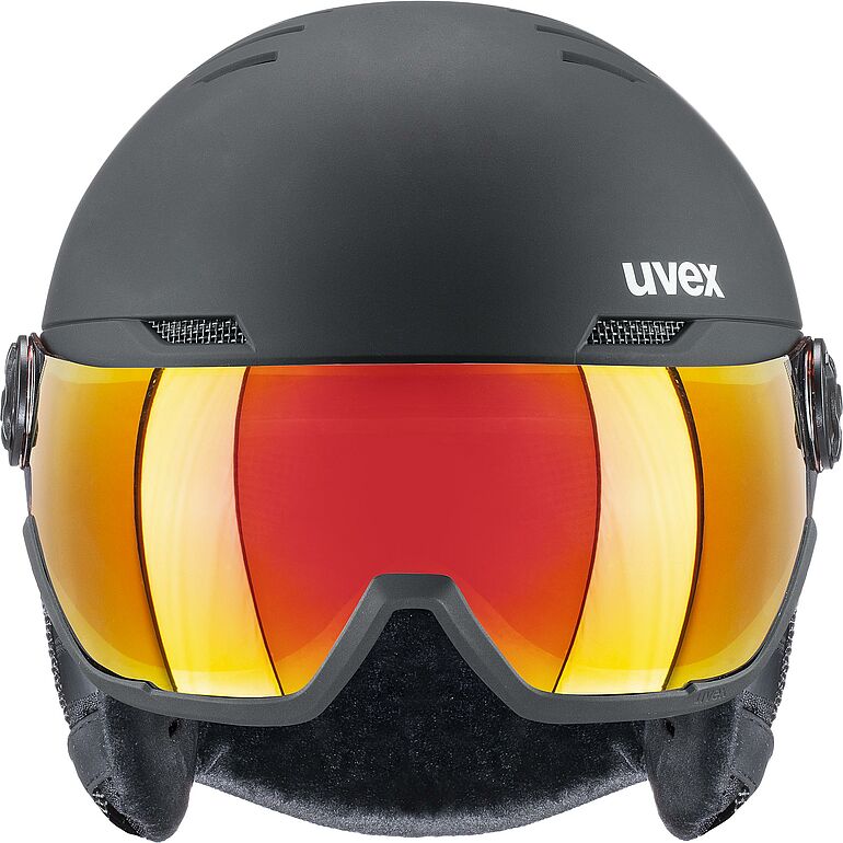 uvex wanted visor black mat