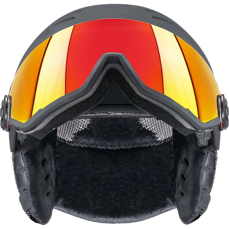 uvex wanted visor black mat