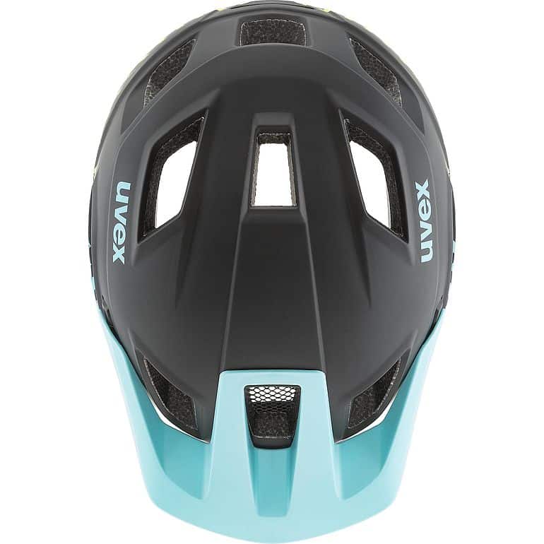 uvex access black aqua lime mat 52-57