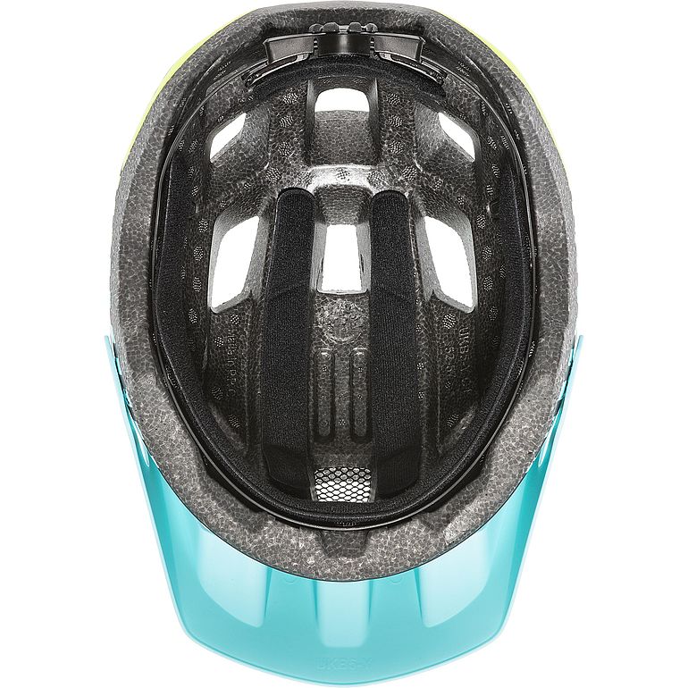 uvex access black aqua lime mat 52-57