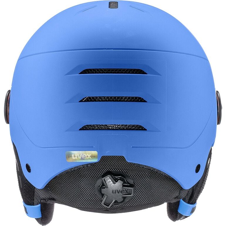 uvex rocket jr. visor blue mat