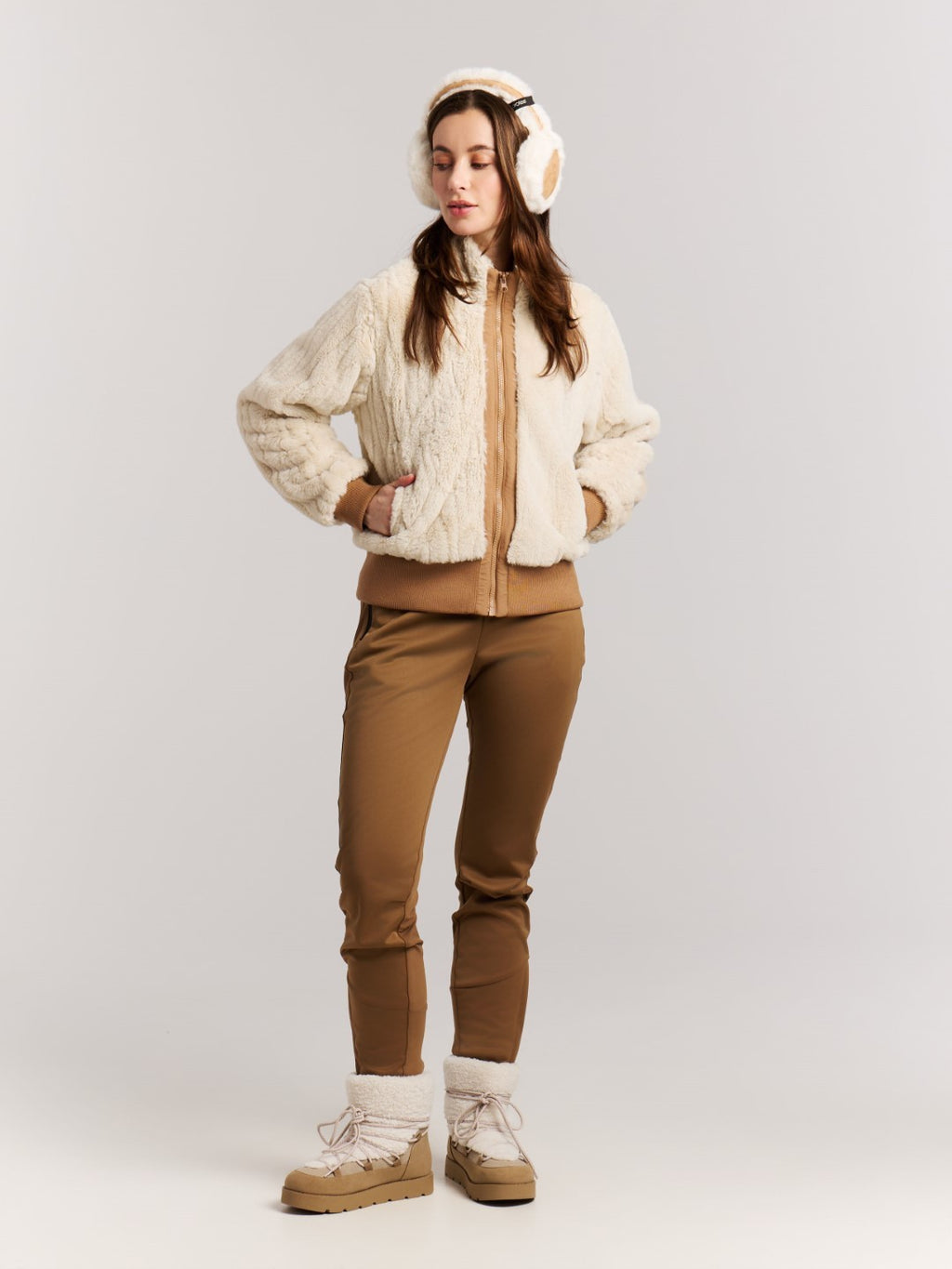 Flīsa termoveļa PRTFlowy outdoor full zip top 4