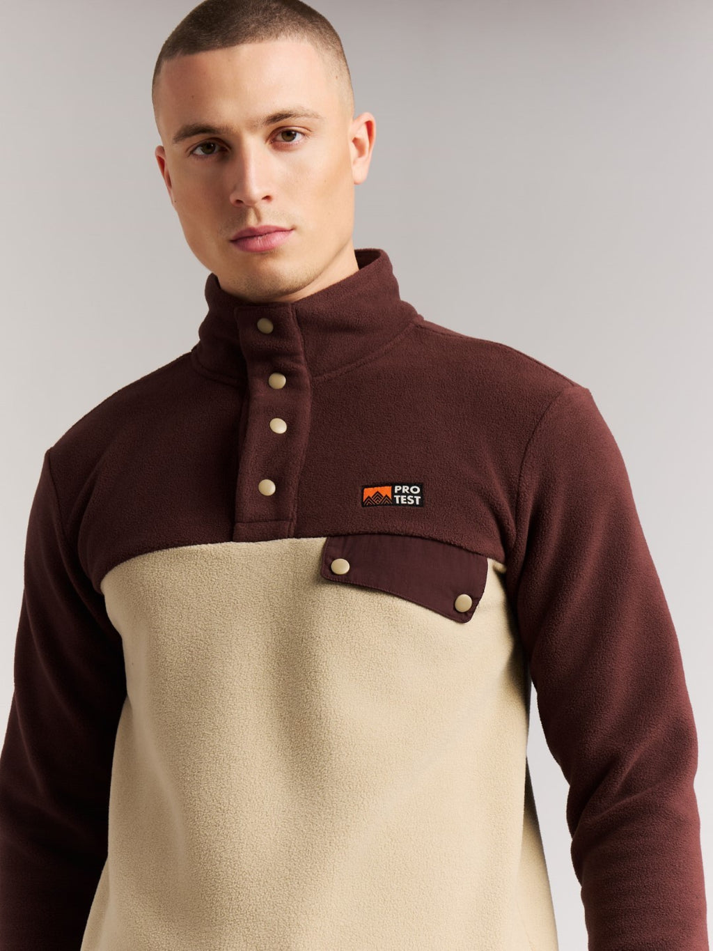 Flīsa termoveļa PRTWigland outdoor 1/4 button top 3