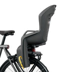 hamax amiga bike child seat + carrier adapter grey