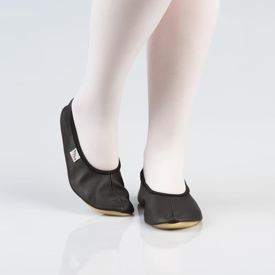 DANCING/GYM SLIPPERS (češkas) Jr blk