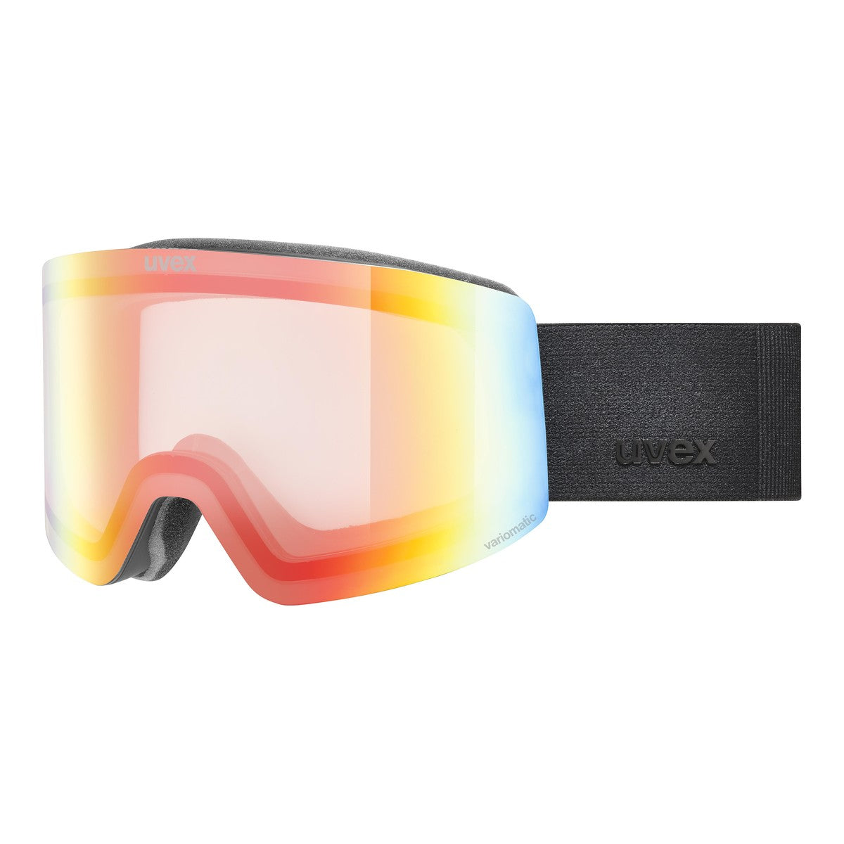 Slēpošanas brilles uvex provoqe M V black m. dl/rainbow-cle