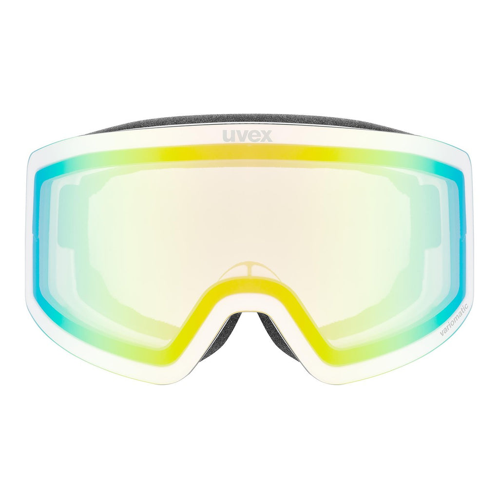 Slēpošanas brilles uvex provoqe M V white m. dl/green-clear 2