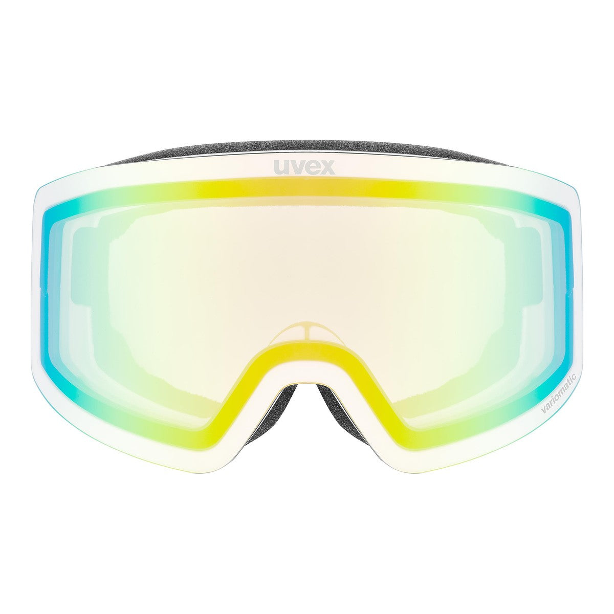 Slēpošanas brilles uvex provoqe M V white m. dl/green-clear 2