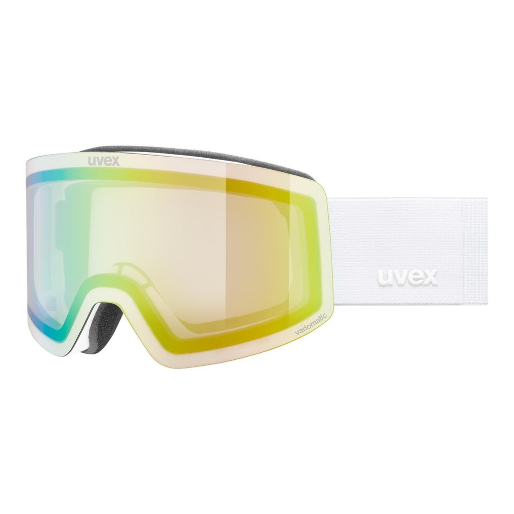 Slēpošanas brilles uvex provoqe M V white m. dl/green-clear