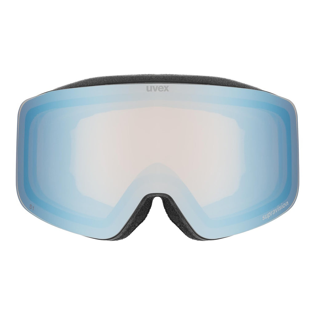 Slēpošanas brilles uvex pwdr FM black matt dl/sapphire-yell 2