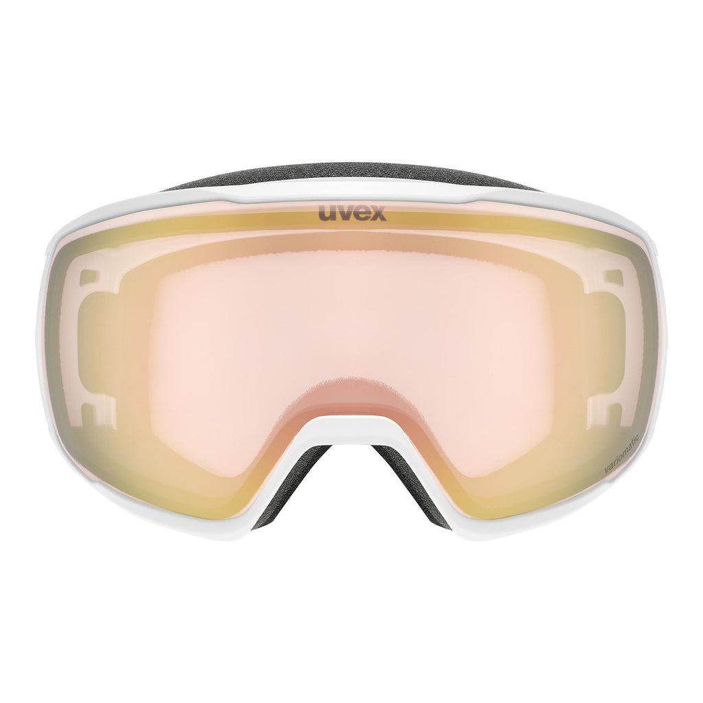 Slēpošanas brilles uvex victorious V white matt dl/rose-cle 2