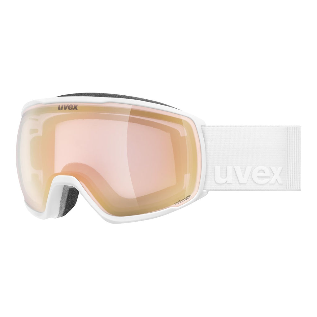 Slēpošanas brilles uvex victorious V white matt dl/rose-cle
