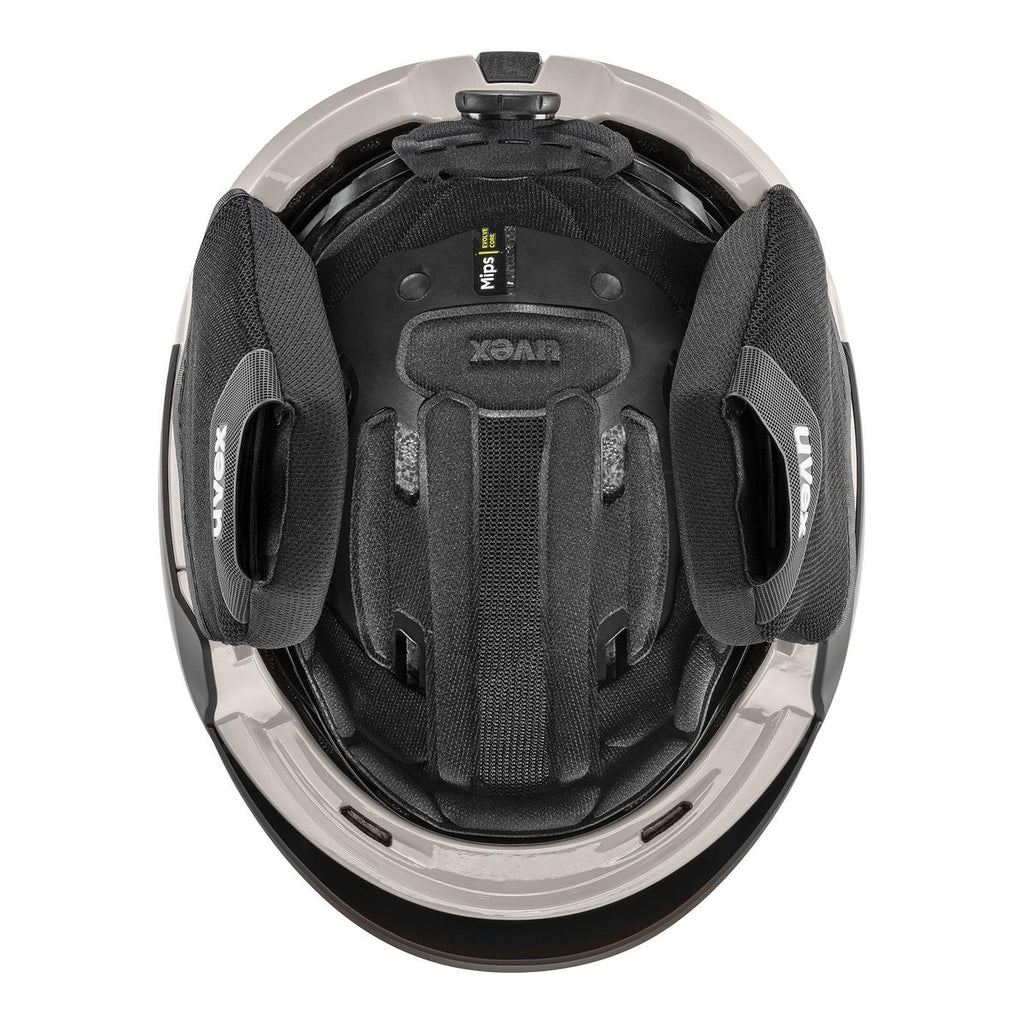 Slēpošanas ķiveres uvex levitate MIPS blck-wrm gry mt 5
