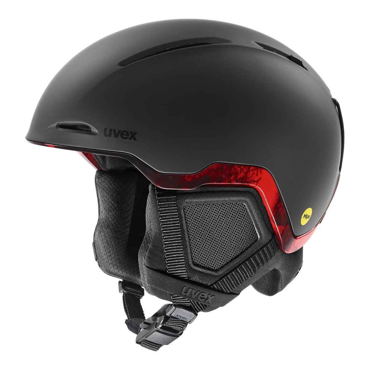 Slēpošanas ķiveres uvex monte pro MIPS blk-red melt m