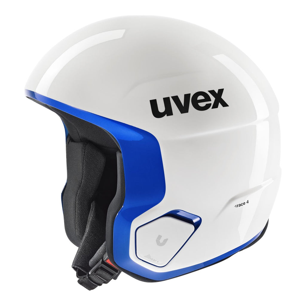 Slēpošanas ķiveres uvex race 4 white-power blue